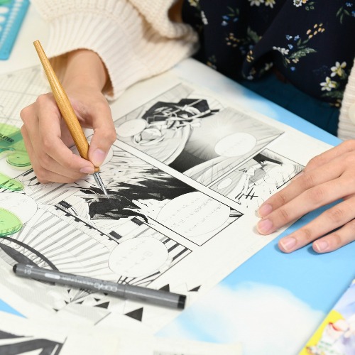 スペシャル体験学習（マンガ・イラスト）／大阪情報ＩＴクリエイター専門学校