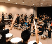 福島県　塙工業高校　和太鼓部のみなさん2