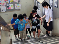 宮崎県　都農（つの）高校　福祉系列の生徒のみなさん2