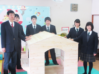 栃木県　真岡工業高校　建設研究部のみなさん2