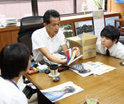 茨城県　笠間高校　コンピュータグラフィックス部（ＣＧ部）４人の３年生3