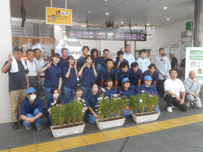 長野県　佐久平総合技術高校　農業科（生物サービス科植物活用コース）３年生のみなさん10