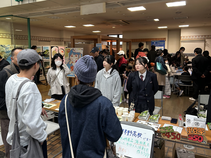 岡山県　林野高校　３人の３年生2