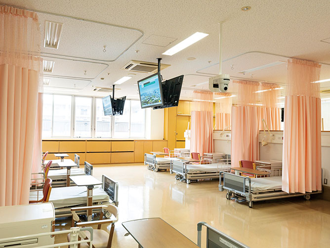【桜の郷キャンパス】国立病院機構水戸医療センター施設内に充実した実習環境を整えています。