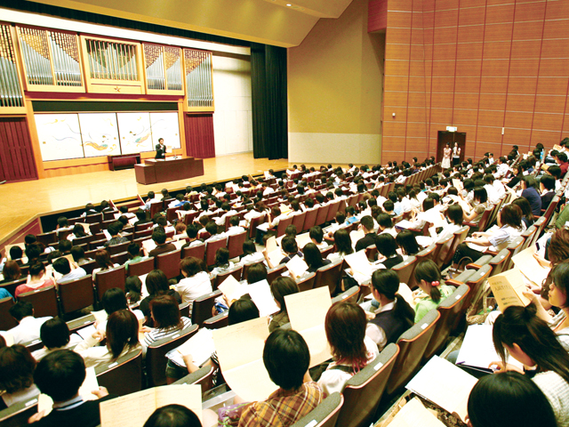 武蔵野大学のオープンキャンパス