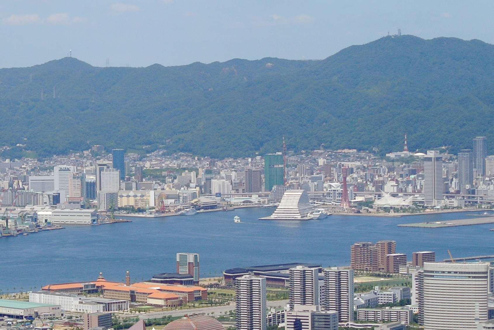 大学前に広がる景色