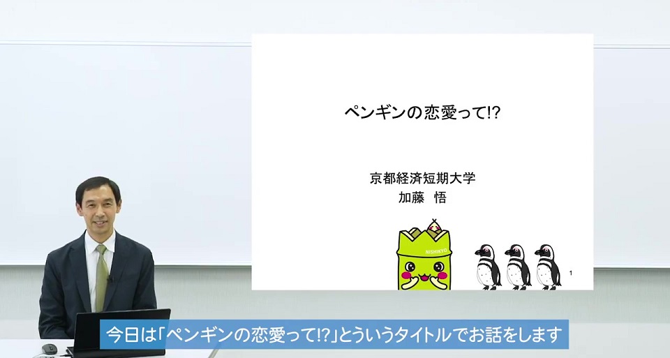 【ミニ講義３】ペンギンの恋愛って？！