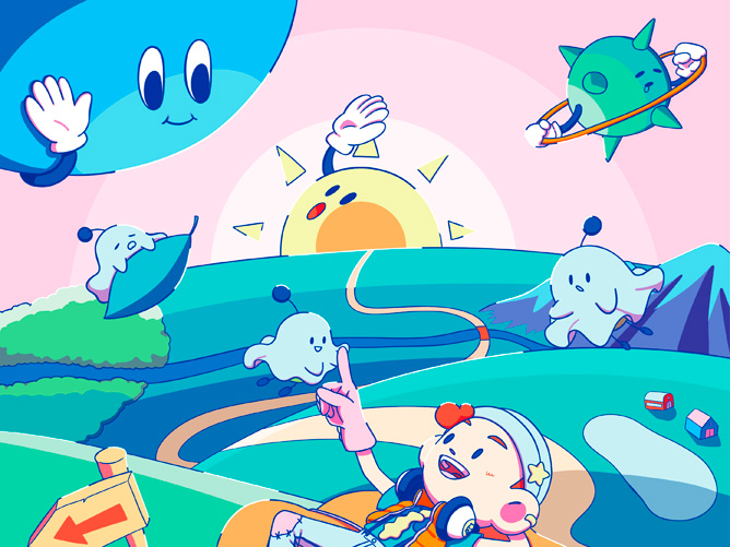 キャラクターイラストグランプリ2024入選