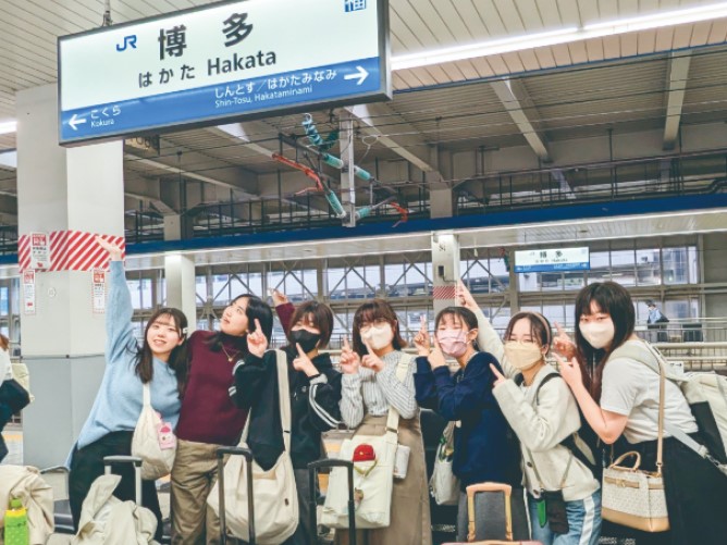 専門学校 日本デザイナー学院 九州校の研修旅行